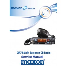 Maxon CM70 CB Radio Service Manual