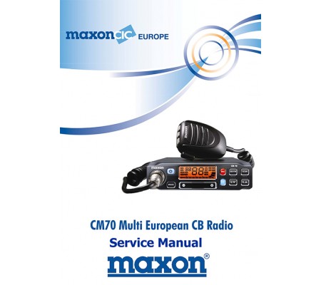 Maxon CM70 CB Radio Service Manual