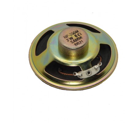 Loudspeaker: 2W Speaker, 8Ω, 66mm Diameter