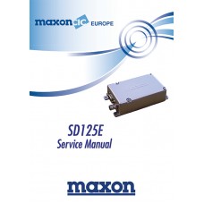 Maxon SD125 Data Module Service Manual