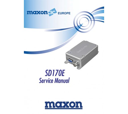 Maxon SD170E Service Manual