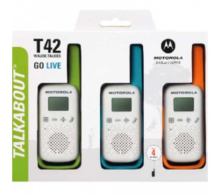 Motorola T42 - Leisure PMR446 Triplepack