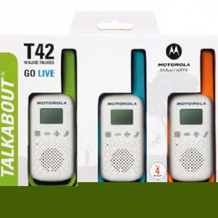 Motorola T42 - Leisure PMR446 Triplepack